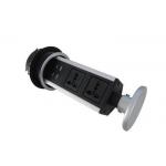 Desktop Hidden Pop Up Worktop Socket Compact Form Design Fully Submersible