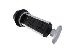 China Desktop Hidden Pop Up Worktop Socket Compact Form Design Fully Submersible supplier