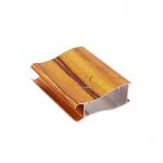 Factory Price Wood Grain Aluminium Extrusion Profile for Door and window for sale