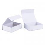 Matt Laminated Rigid Foldable Cardboard Magnetic Box For Wedding Grown Hot Stamping