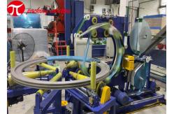 China Stretch Wrapping Aluminium Profile Packing Line With Storage Customized supplier