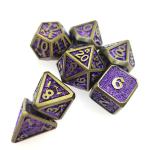 Mini RPG Dice 7 Piece Tiny  Polyhedral Set magic the gather chip Dice Sets for sale