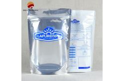China CMYK Printing Glossy Stand Up Pouches Moisture Proof Zipper Closure PET/PE supplier