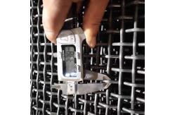 China Rectangular Hole Mining Screen Mesh With Hook , Vibrating Screen Mesh supplier