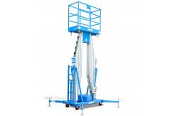 China 14m 200kg Aerial Work Platforms Aluminum Alloy Double Mast Lift supplier