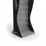 Retail Store Glove Display Stand Peg Display Stand With LCD Screen