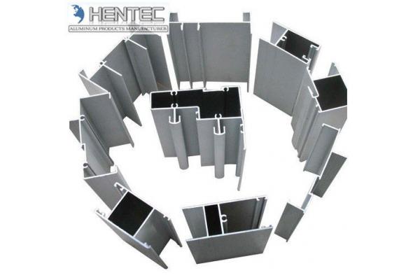 Powder Painted Aluminium Door Profiles For Deep - Processing