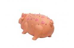 China 22cm Grunter Indestructible Plush Cute Squeaky Dog Toys supplier
