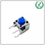 Right Angle Side Silicone Blue Push Button Tact Switch 2Pins 6x6 With Metal Bracket for sale