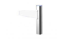 China 100W Plexiglass Optical Swing Turnstile Gate 30person/Min supplier