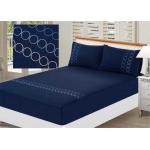 100% Cotton Embroidered Modern Bedding Sets 4Pcs Double Size Bedding Sets