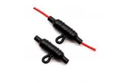 China IP67 AGC Waterproof Inline Fuse Holder Black Splash Resistant supplier