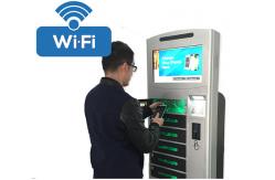 China Coins / Bills Payment Cell Phone Charging Station Kiosk Hotspot Wifi Connection supplier
