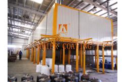 China Adjustable Pre Treatment Iron Automatic Powder Coating Line With Energy Saving supplier
