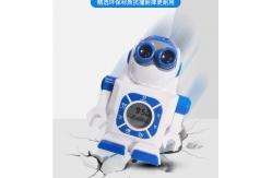 China OEM Robot Kids Alarm Clock eco friendly Plastic ABS material supplier