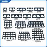 18650/21700/26650/32650/4680 Lithium Battery Holder, Cell Bracket, Spliceable Battery Pack Holder, V0 Flame-Retardant Material for sale
