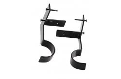 China Traditional Design Style Hang Curtain Rod Holders Conveniently Tap Into Window Frame supplier
