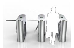 China Magnetic RFID Access Control Tripod Turnstile Gate 510mm Arm supplier