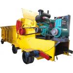 Industrial Diesel Wood Crusher Wood Chipper Shredder With Mobile Wheels for sale