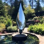Tranquil Stainless Steel Sculpture Enhancing The Serenity Of Urban Landscapes for sale
