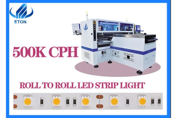 LED Strip SMT Pick And Place Machine T9-2S 500000 CPH Mounting Speed