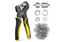 China ISO Multipurpose Grommet Tool Kit Pliers Practical 500pcs Replacement Head supplier
