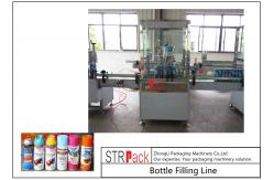 China High Performance Bottle Filling Line / Aerosol Paint Can Filling Machine Line supplier