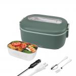 Leakproof Electric Lunch Box Stainless Steel Quick Heating Light Blue Color for sale