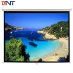 Manual Projector Screen With White Color Cold Rolled Steel Case for sale