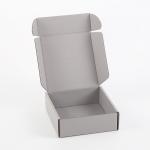 Express Logistics Packaging Box Dark Gray Airplane Box Corrugated Folding Paper Box Double-Sided Printing Color Box Wholesale for sale