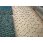 PVC Woven Gabion Baskets Heavy Hexagonal Mesh 3.4mm Selvage Wire Easily Construct for sale