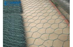 China PVC Woven Gabion Baskets Heavy Hexagonal Mesh 3.4mm Selvage Wire Easily Construct supplier