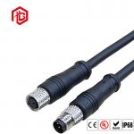 Black Nylon 8A Circular Waterproof Male Female Connector for sale