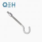 Customized Stainless Steel Closed Eye Bolt / Eye Hook Bolt Zinc Plated Finish