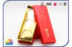 China Spot UV 4C Printed Present Gift Box With Gold Stamping Paper Insert supplier