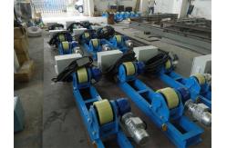 China 2T with Rubber / Steel / Polyurethane Rollers Capacity Bolt Adjustment Pipe Welding Rollers supplier