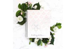 China Ring Binding Personalized Pocket Planner , Printable Wedding Planner Reinforced Metal Edges supplier