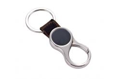 China Exclusive Keychains With Classic Leather Touch And Custom Engraved Name supplier