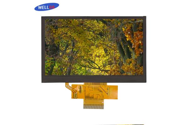 Compact HD LCD Display 4.3 Inch Tft Display High Resolution