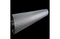 China Abrasion Resistant Embossing Roller 45# / Alumium For Napkin Paper HRC62 supplier