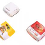 Low Price Customized Biodegradable Clam Shell Boxes for Fast Food Burger Takeaway