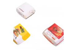 China Low Price Customized Biodegradable Clam Shell Boxes for Fast Food Burger Takeaway supplier