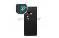 China H1280mm Jewelry Box Safe Biometric Fingerprint Lock Watch Winder Safe supplier