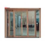 Tempered Glass Aluminum Sliding Patio Doors For Residential House Villa Exterior for sale