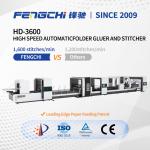 High Speed Automatic Folder Gluer Stitcher For 3 Ply 5 Ply Mono Cardboard for sale