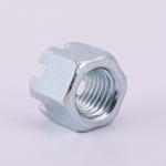 Round Lock Hexagon Slotted Nuts For Automotive Industry