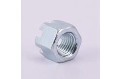 China Round Lock Hexagon Slotted Nuts For Automotive Industry supplier