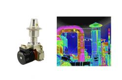 China MWIR Cooled Thermal Imaging Sensor Integrating 320x256 99.5% Pixel Rate supplier