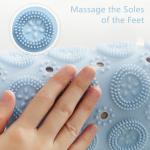 Large Foot Massage PVC Soft Non Slip Bath Mat For Shower