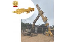 China Top 1 Excavator Telescopic Arm Dipper Stick 28m Clamshell Bucket Grab supplier